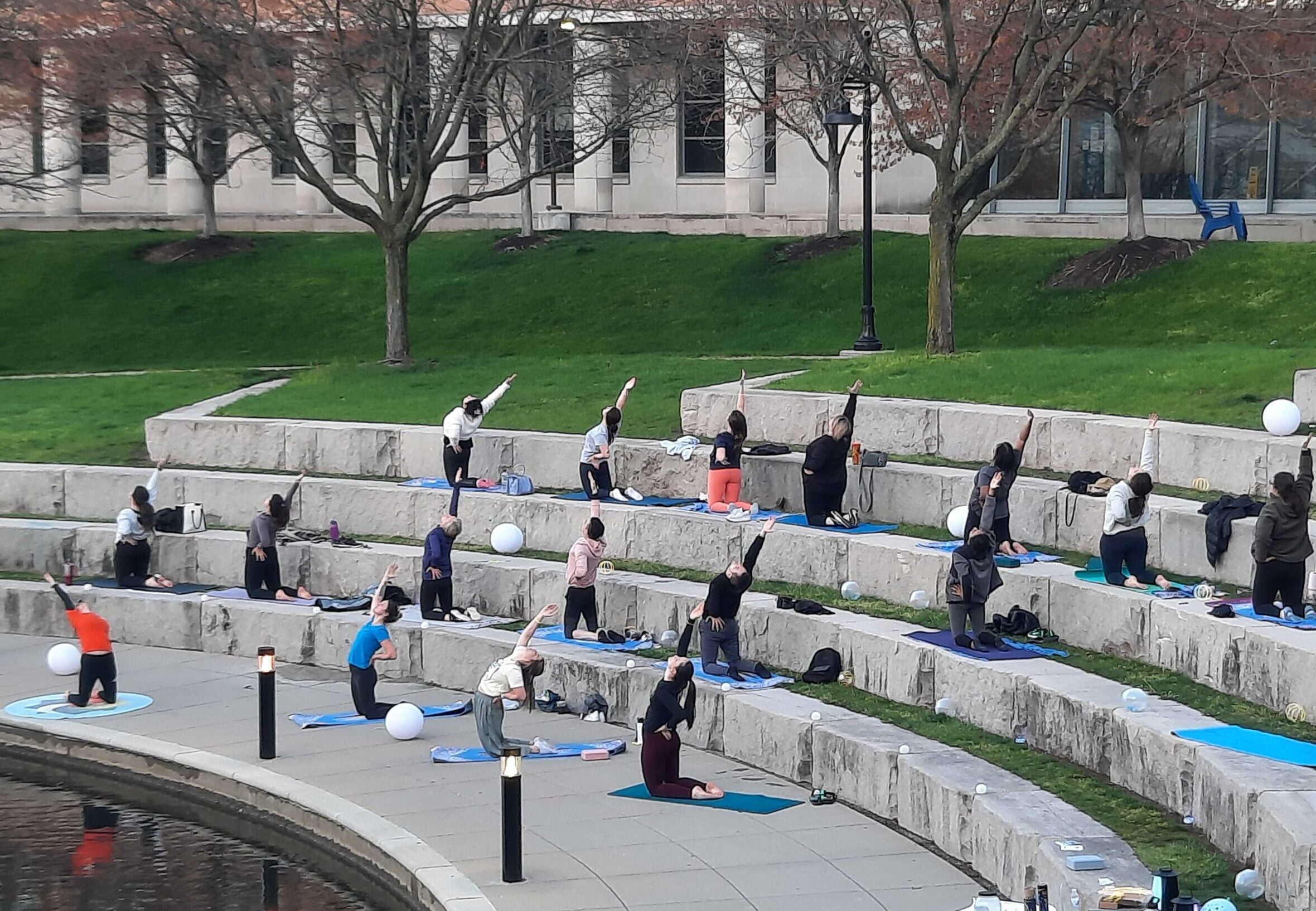 Yoga on the Canal